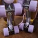 Roller Skates SZ 14 womens - LESS OF A CLUE PLAID ROLLER SKATES