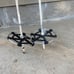 Vintage 1978 U.S. Military Cross Country Ski Poles Army Large Baskets 135 cm