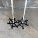 Vintage 1978 U.S. Military Cross Country Ski Poles Army Large Baskets 135 cm
