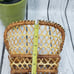 Miniature Wicker Dollhouse Sofa with Padding