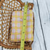 Miniature Wicker Dollhouse Sofa with Padding