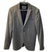 Zara Man 1 Button Blazer Lined Tuxedo Suit Jacket Sport Coat Men Sz 21 Gray 44 R