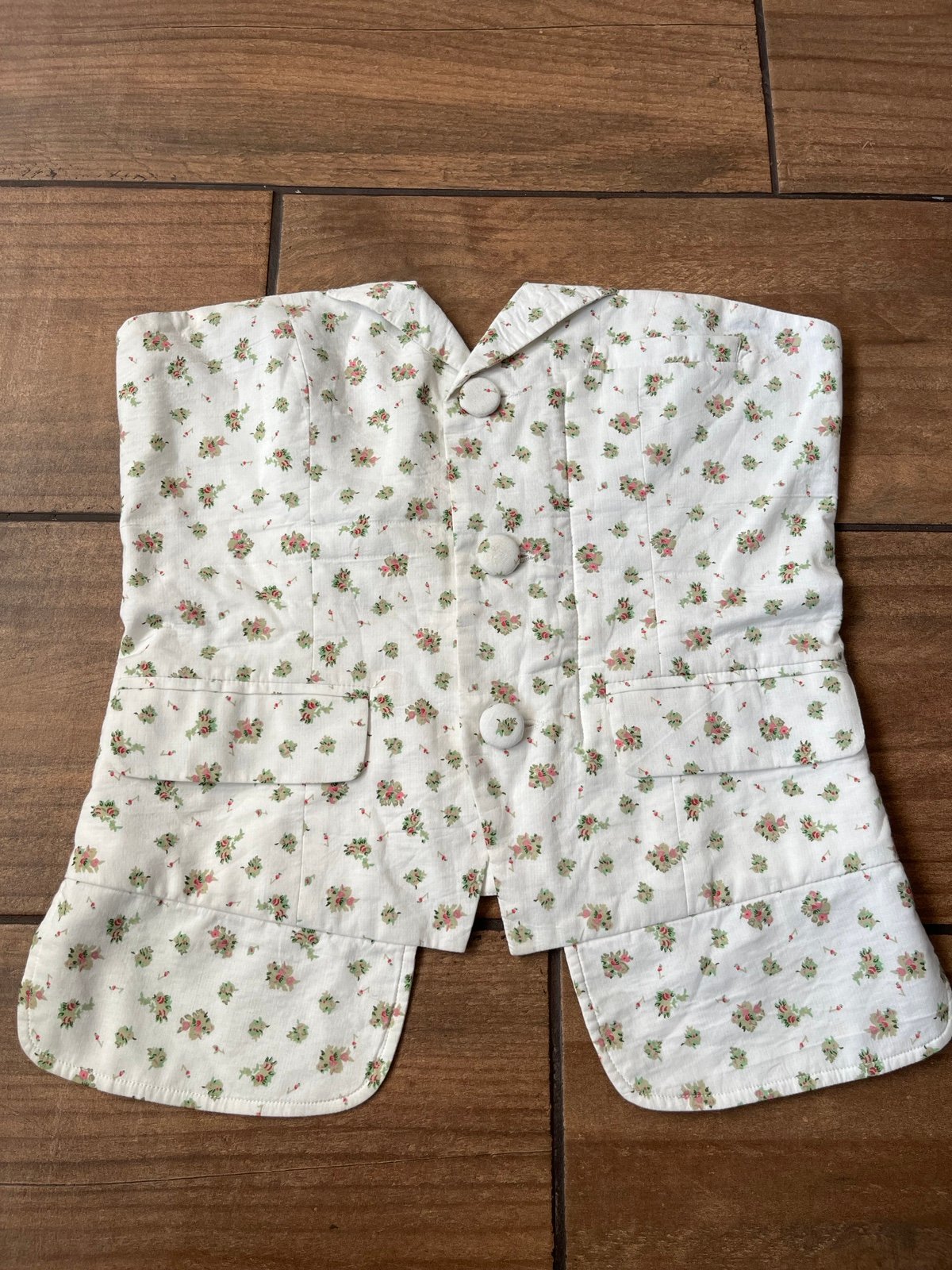 NWOT LAVEER bustier floral top small
