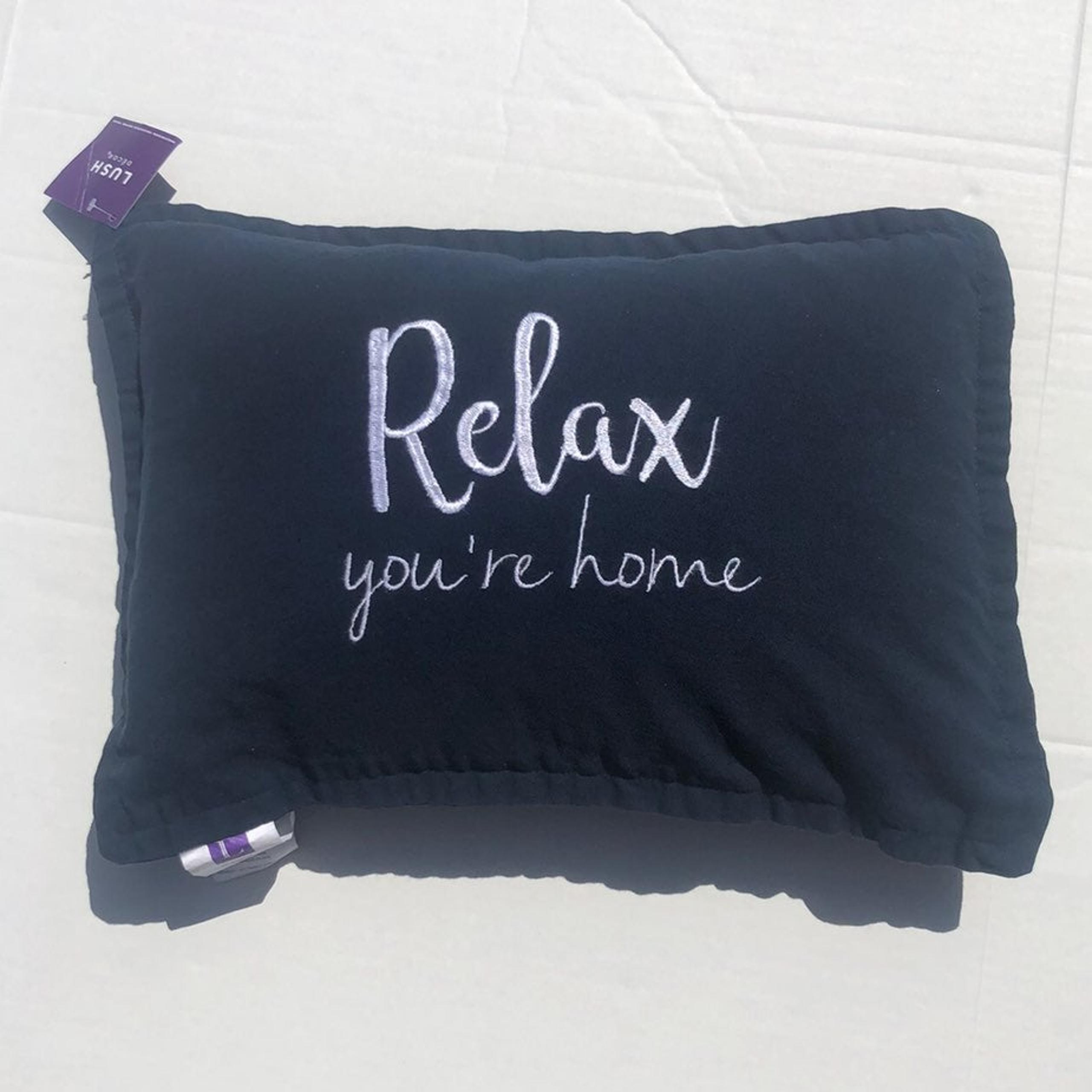 "Relax you're home" decorative accent throw pillowcase