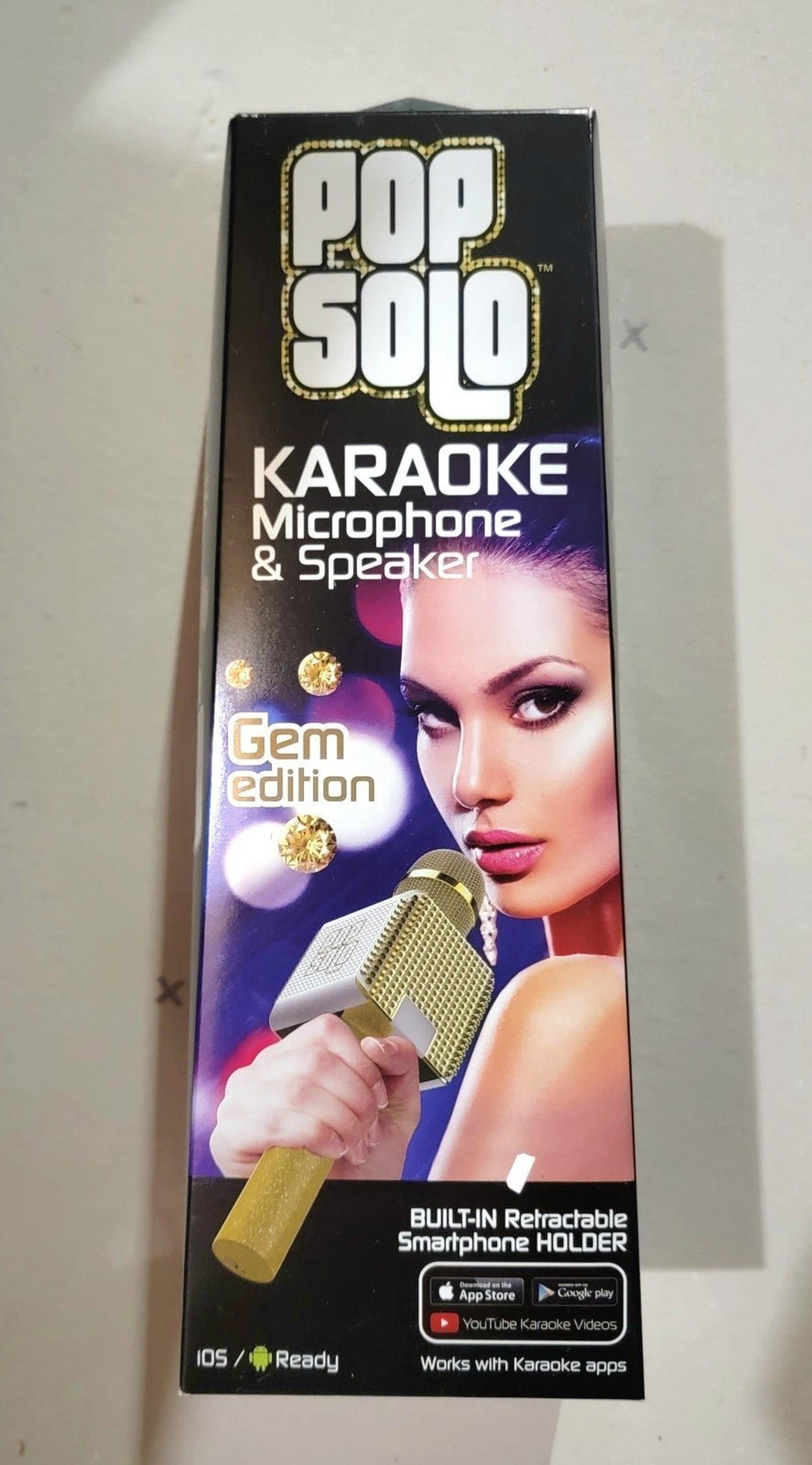 Tzumi Pop Solo Bling Karaoke Microphone