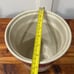Longaberger Pottery Woven American Craft ACO Paprika Maroon 2 Qt Utensil Crock