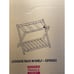 Casual Home Luggage Rack with Shelf in Espresso