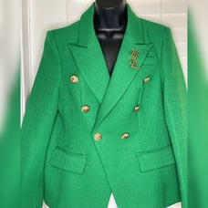 Green women Quality Blazer