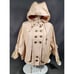 Hoss Intropia Nude Hooded Rain Coat Jacket Double Button Trench Coat Style New S