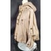Hoss Intropia Nude Hooded Rain Coat Jacket Double Button Trench Coat Style New S
