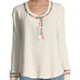 Free People Rainbow Henley Top M