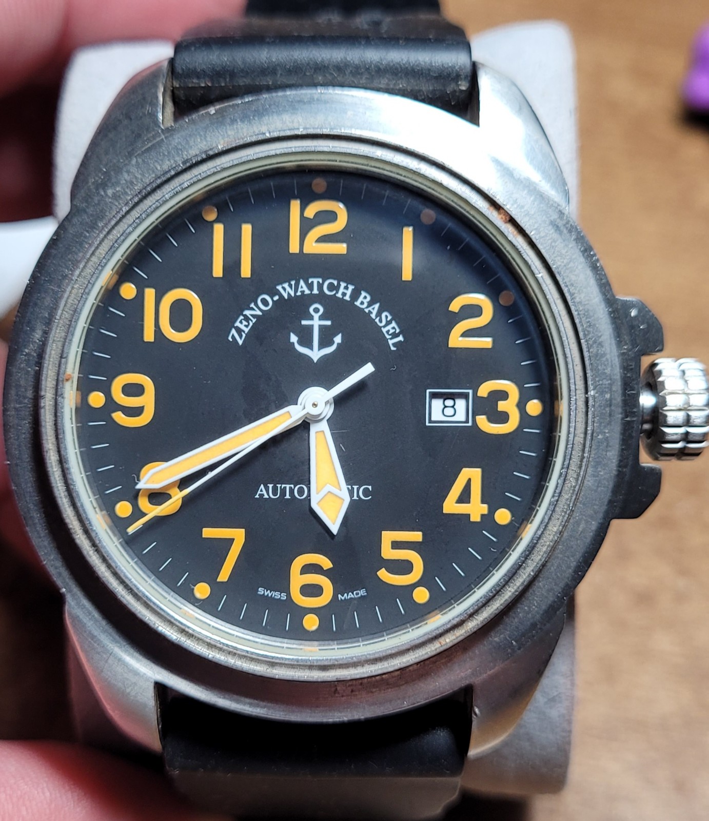 Mens Zeno Swiss Automatic Pilot Watch