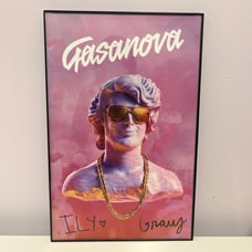 signed Yung Gravy poster