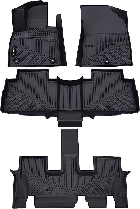 JDMON Floor Liners Mats Hyundai Palisade 2020-2023 3 Row Custom All Weather