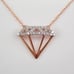 Rose Gold Diamond Necklace