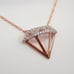 Rose Gold Diamond Necklace