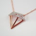 Rose Gold Diamond Necklace