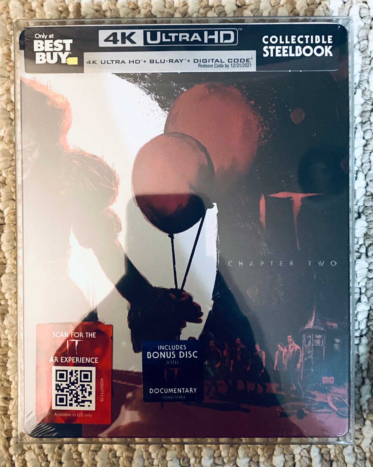 IT Chapter 2 Steelbook (4K UHD/BluRay) Best Buy Steelbook Pennywise Clown Horror