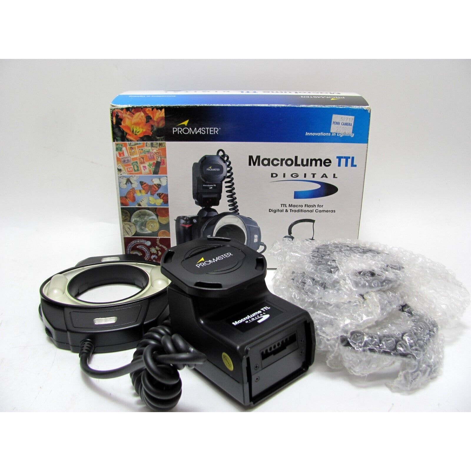 Promaster Macrolume TTL Digital Ring Light/Macro Flash (NEW OPEN BOX)