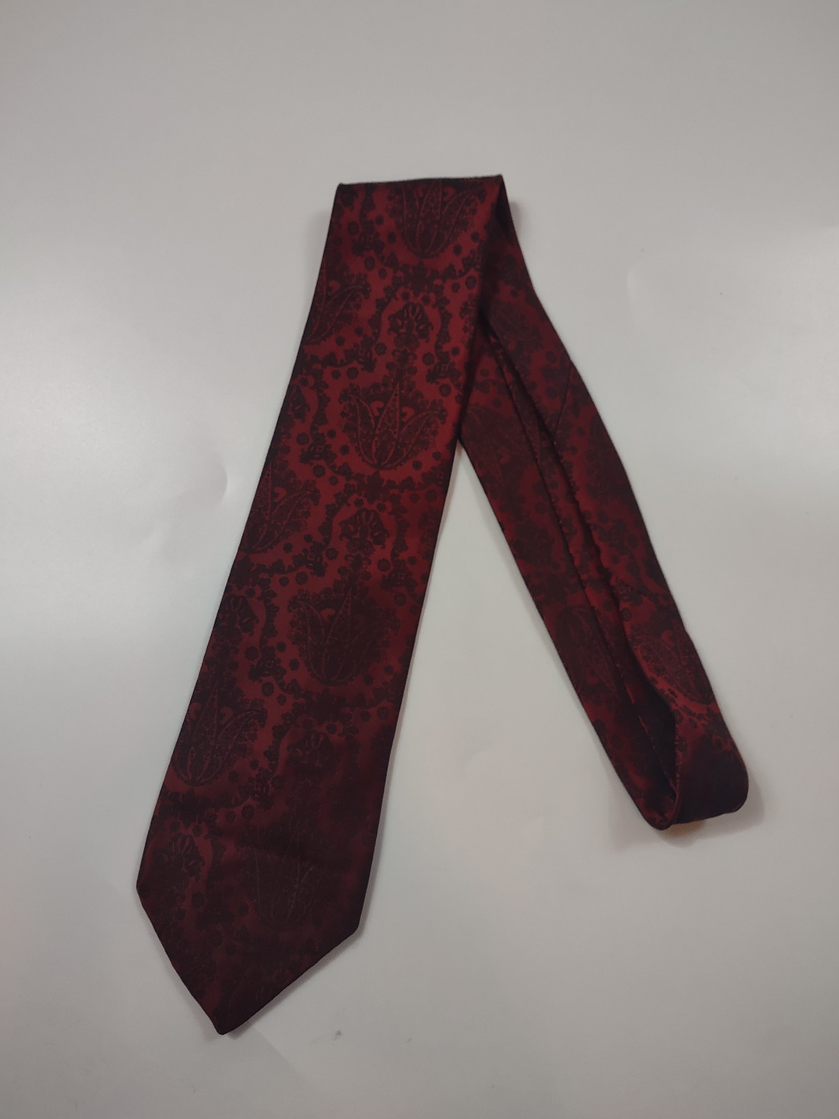 Vintage Wembley red and black Gothic tie