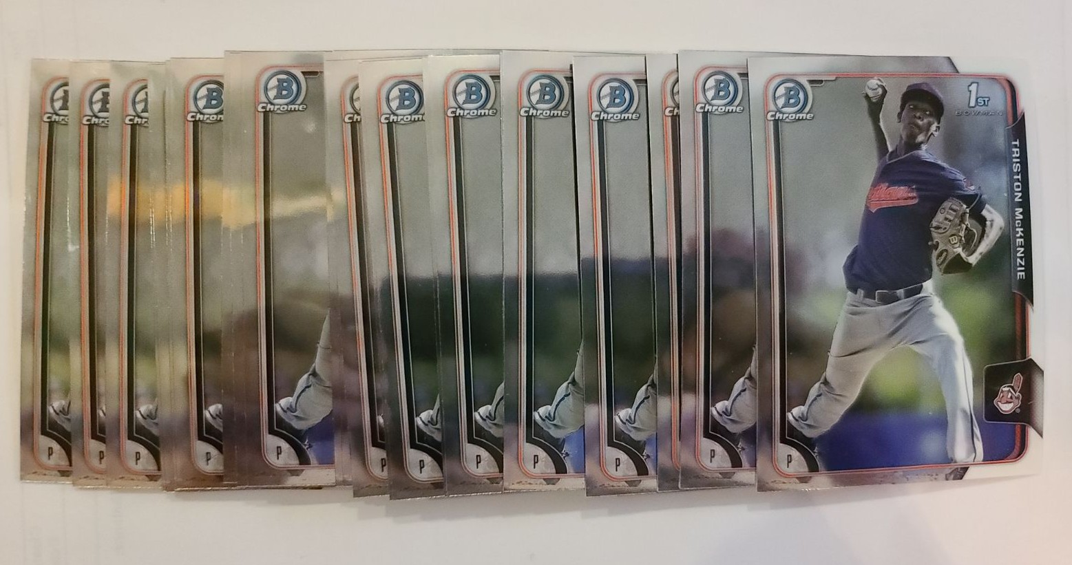 Triston Mckenzie 2015 Draft Chrome x23