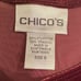 Chicos Burgundy Velour Tank & Pants Set Womens Small 0 Short Track Suit