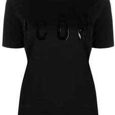 Women dsquared2 Reflective Icon cotton T-Shirt
