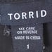 Torrid Asymetrical Sleeveless Rhinestone Blouse