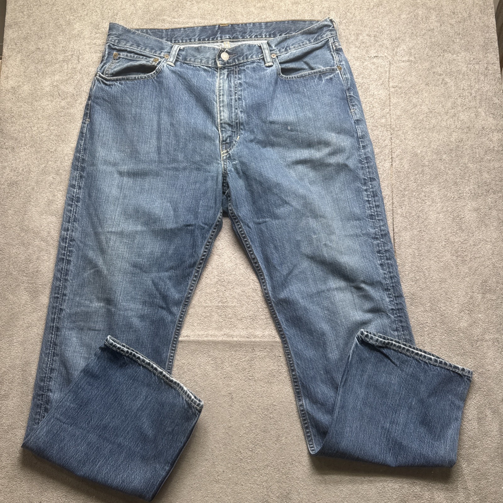 Polo Ralph Lauren Jeans Men's 36x32 Blue Straight Fit Preppy Y2K Denim