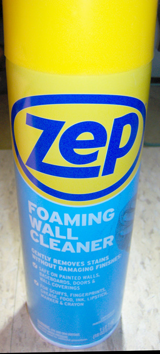 FoAminG spraY WALL CLEANER Clean walls ceilings woodwork wallpaper Zep ZUFWC18