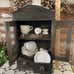 Black vintage mini cabinet