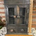 Black vintage mini cabinet