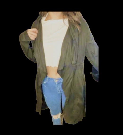 olive free people waterfall jacket