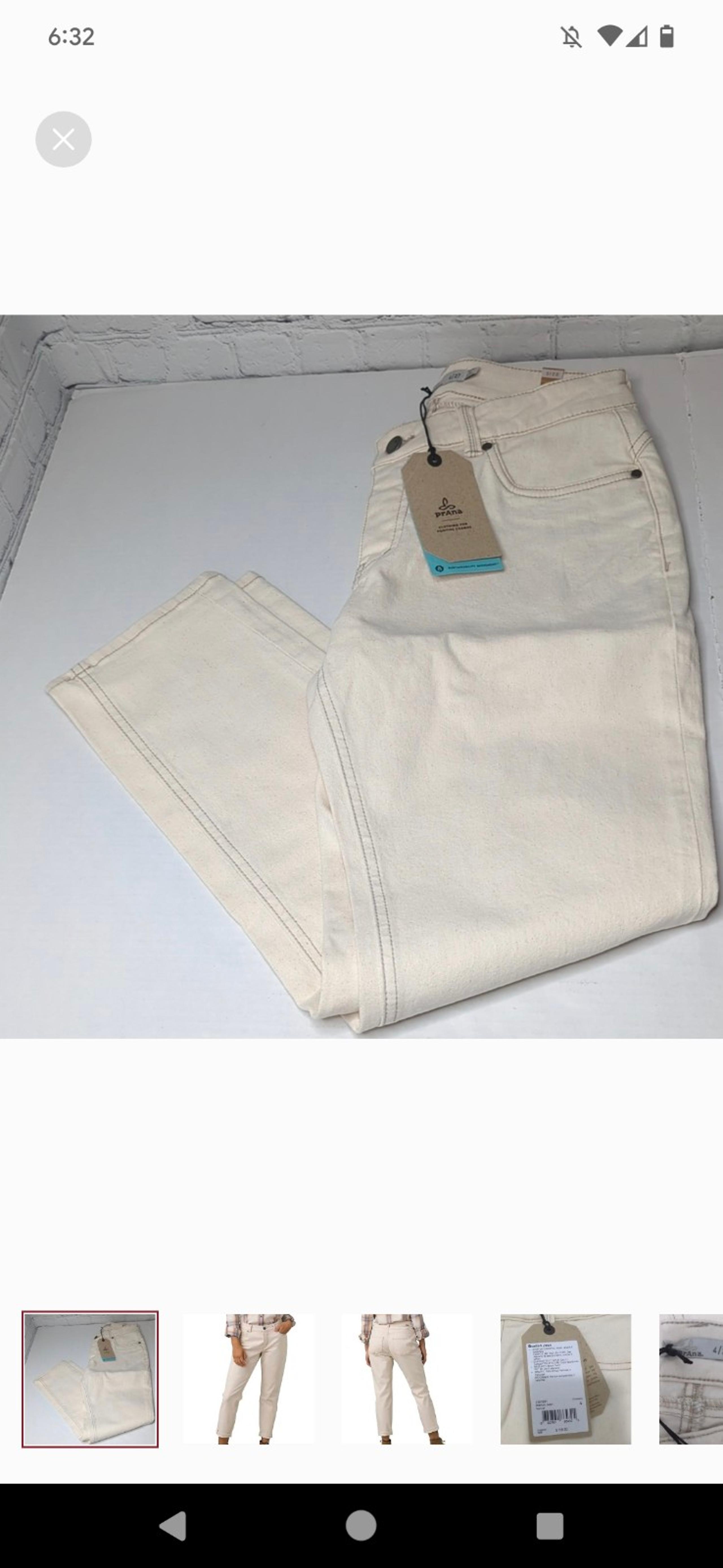 NWT prana organic cotton Buxton boyfriend jeans