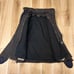 Dark gray hooded military jacket