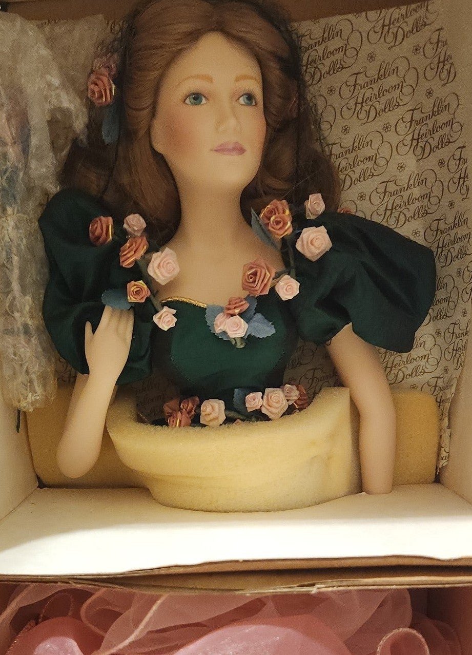 Vintage Franklin Heirloom Dolls Rose Princess