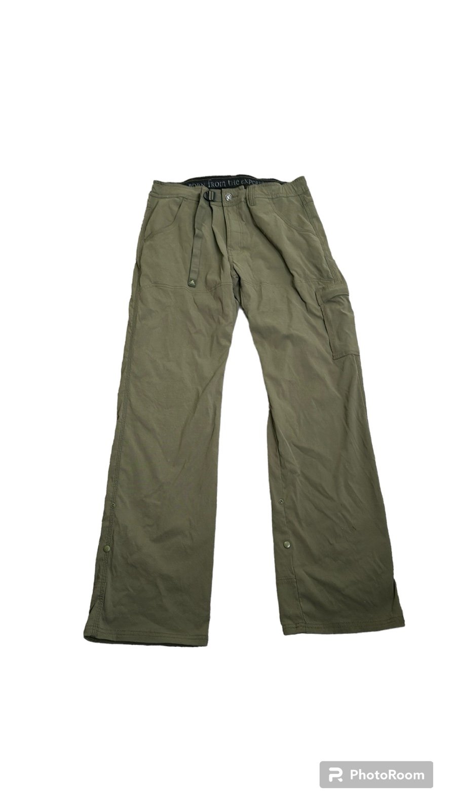 Prana army green pants size 36wx34L