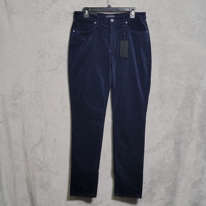 Monfrere Brando Jeans Mens Size 34 Navy Blue Slim Velvet Japan Denim Made In USA