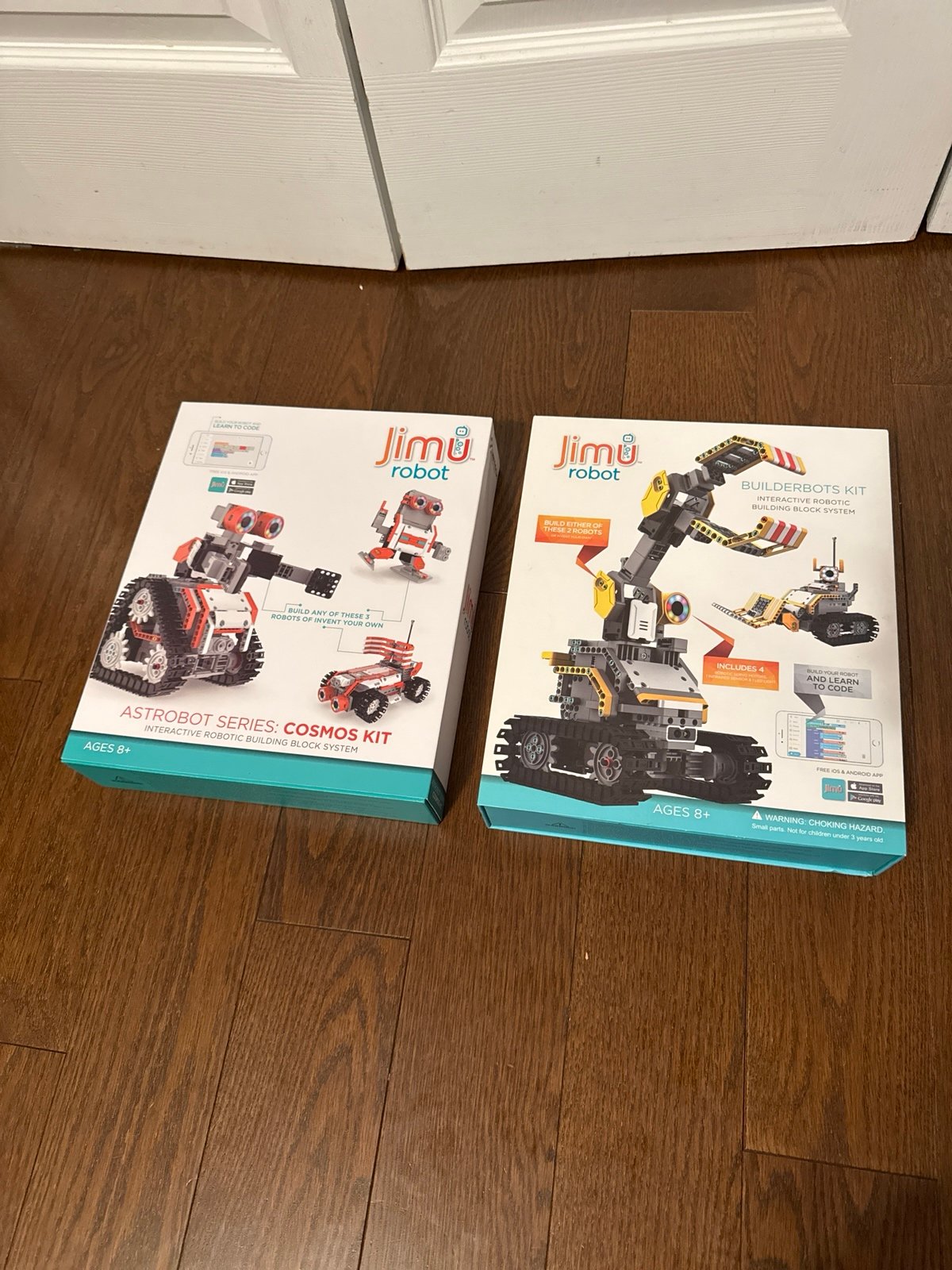 Two Jimu Robot Kits: Astrobot Series Cosmos Kit and Builderbots Kit
