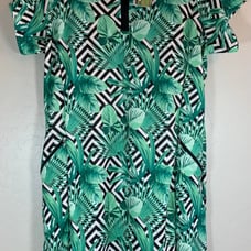 NEW Bermuda Sands Women’s Golf Active Dress UPF 50 Meline Jadeite Large 0066
