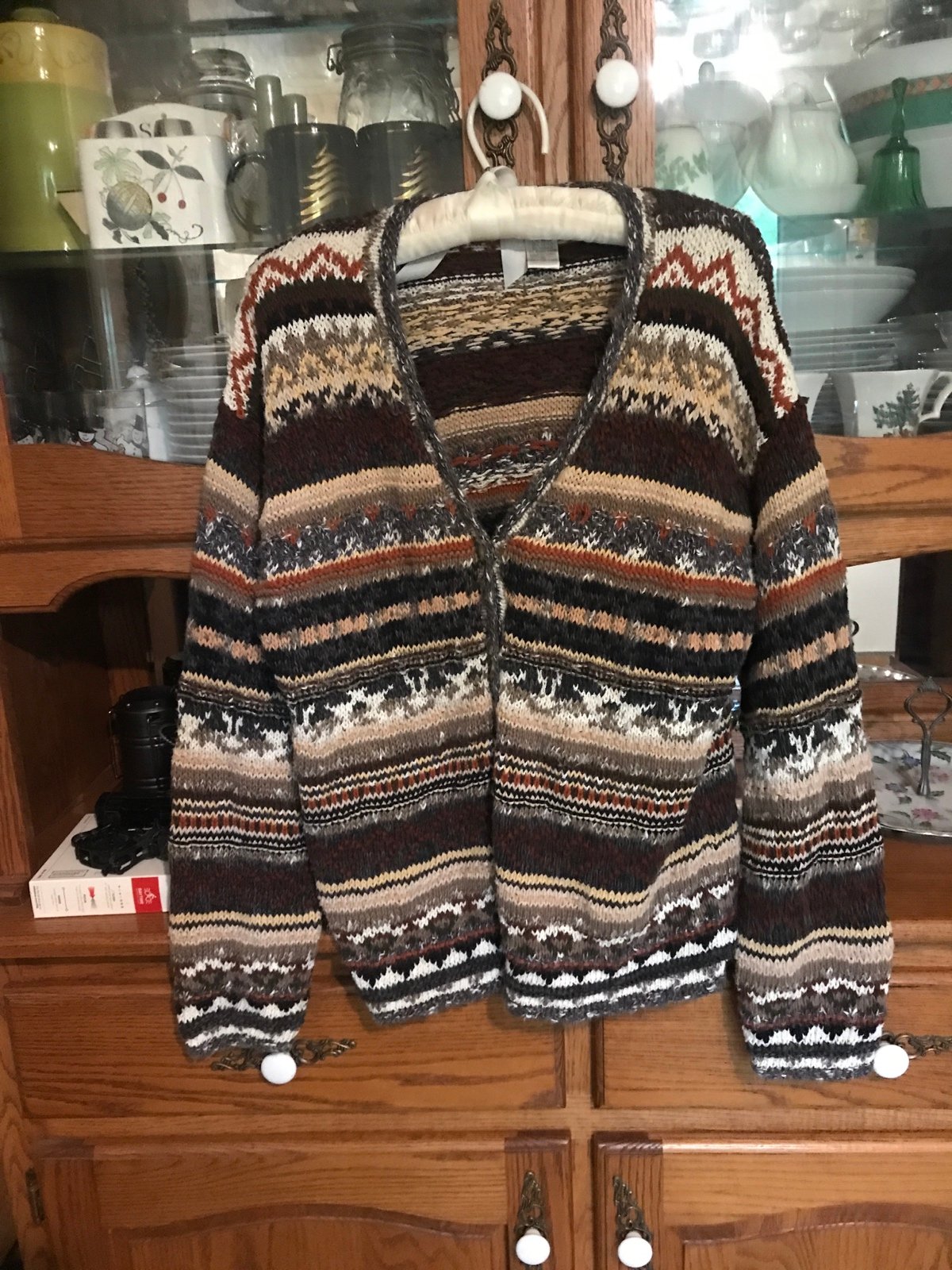 VTG hand knitted cardigan sweater Casual Corner