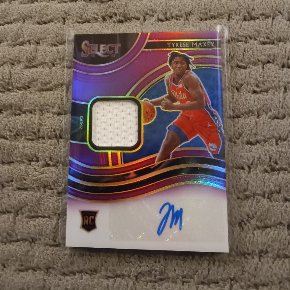 Tyrese maxey sp rookie auto