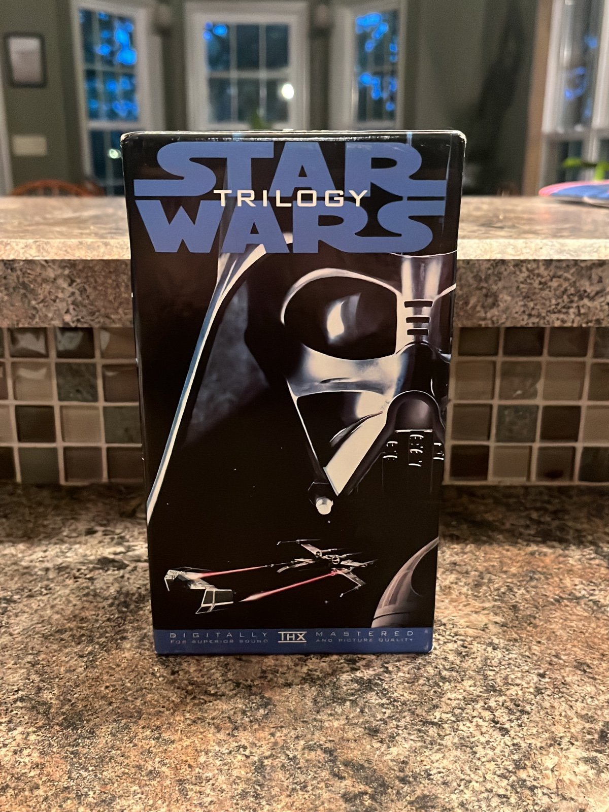 Star Wars Original Trilogy VHS with savings books