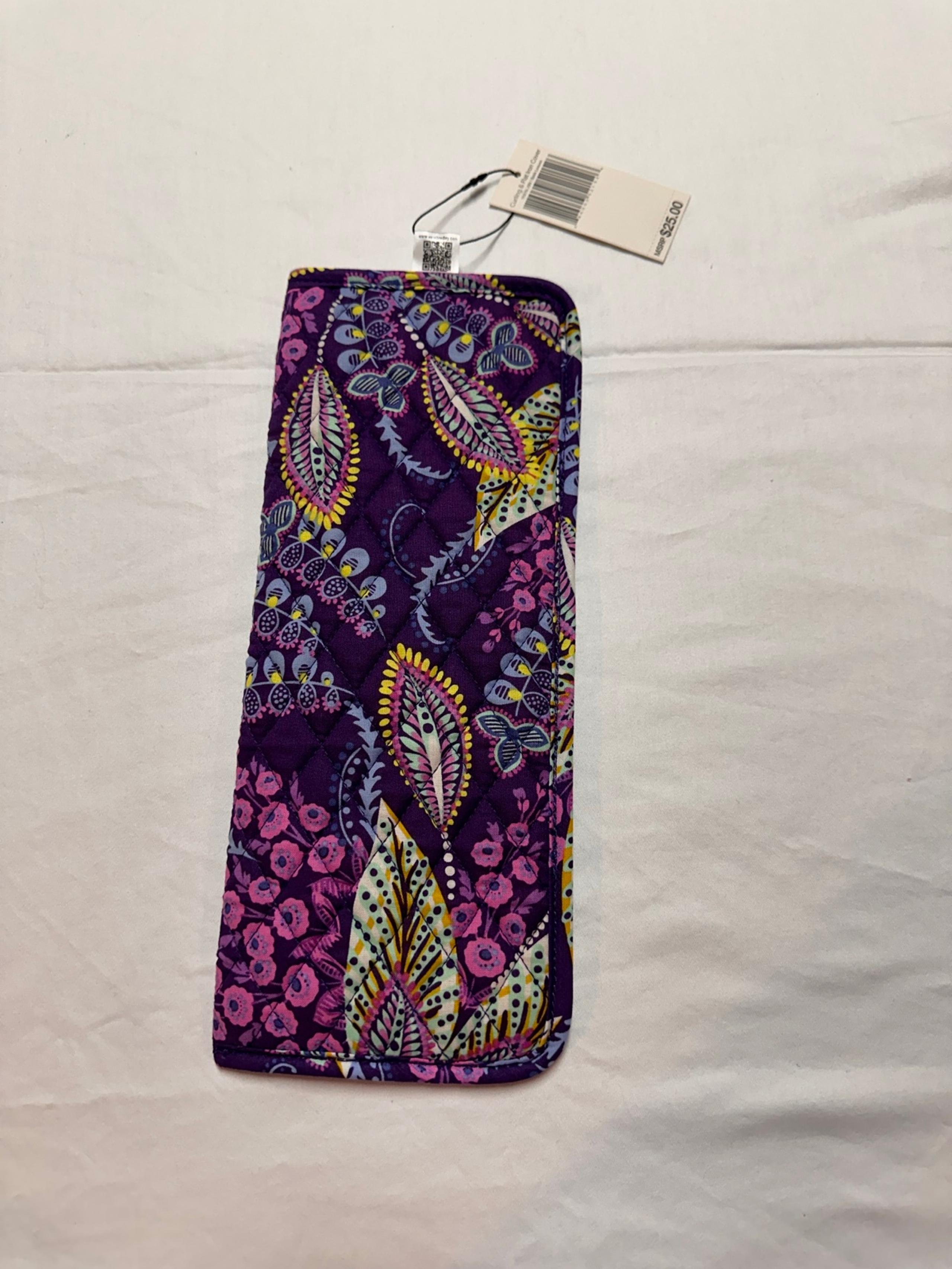 NWT Vera Bradley Batik Leaves Curling and Flat Iron Cover