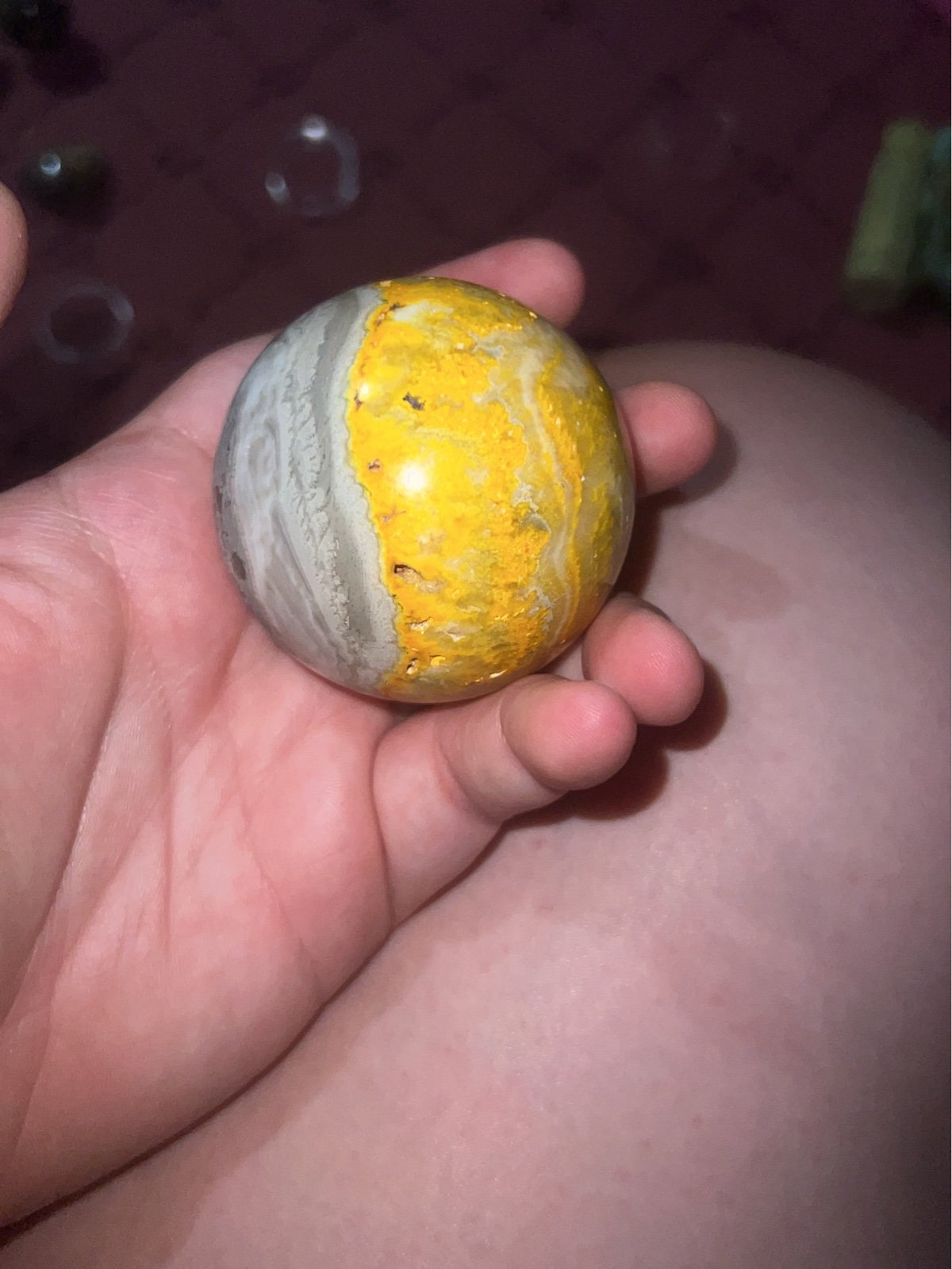 Bumblebee Jasper Sphere