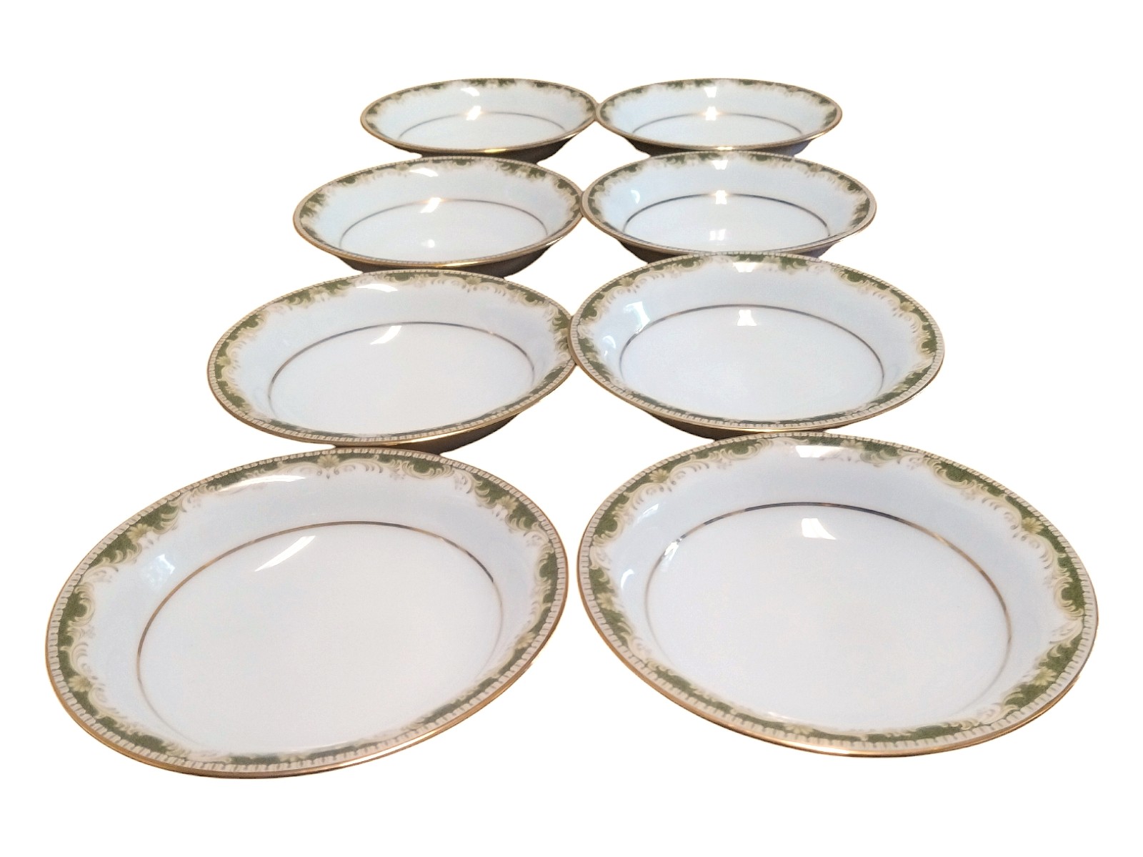 Noritake Warrington Sauce or fruit bowls set of 8