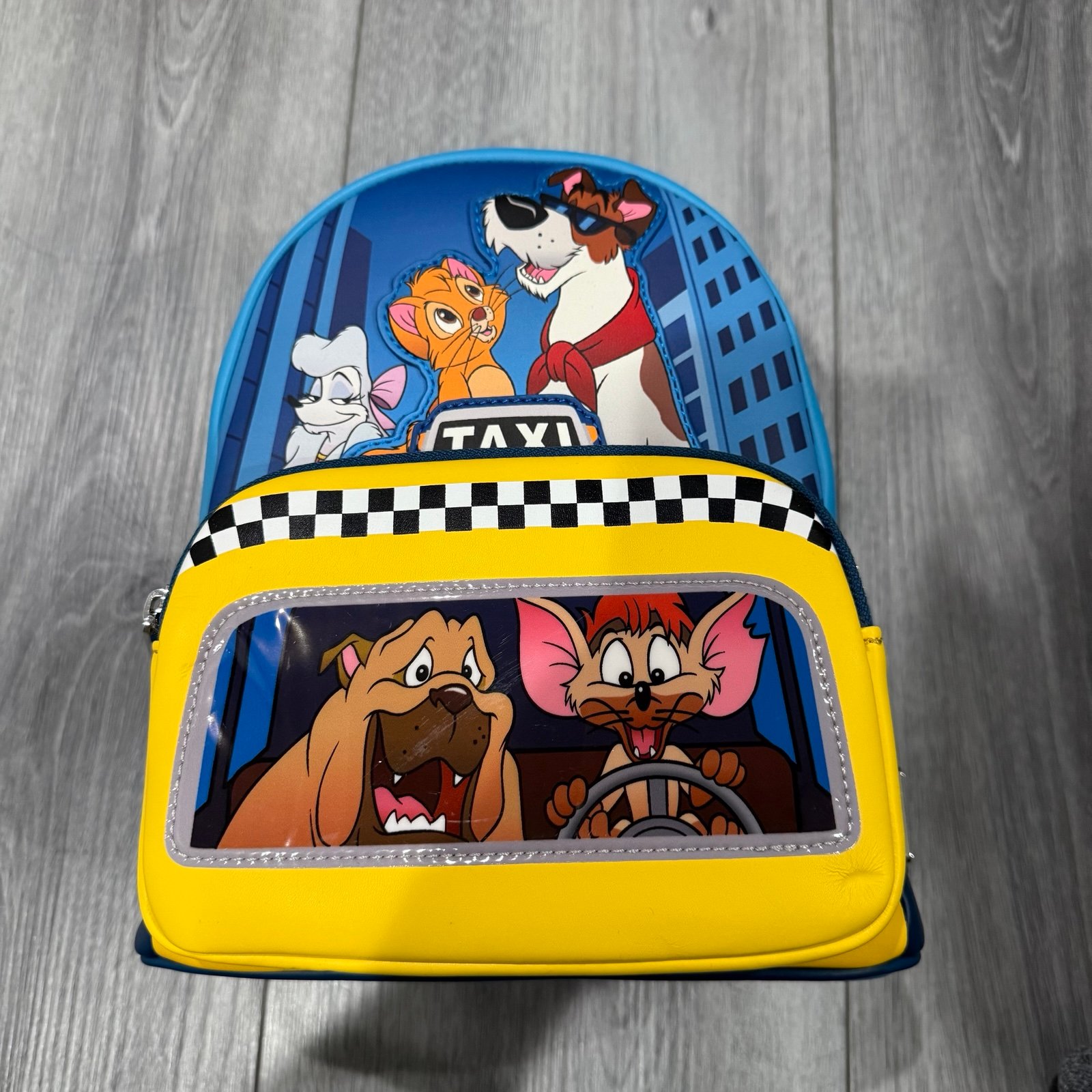 Loungefly Oliver & Company Taxi Ride Mini Backpack