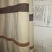 Vintage Masculine Chenille Stripe Embossed Curtains 52x85 JC Penney