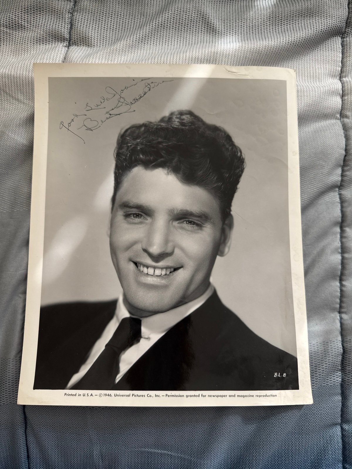 Burt Lancaster’s publicity photo