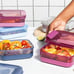Ello 10 Pc BPA Free Plastic Meal Prep Container Set - 5 Pack with Silicone Boots